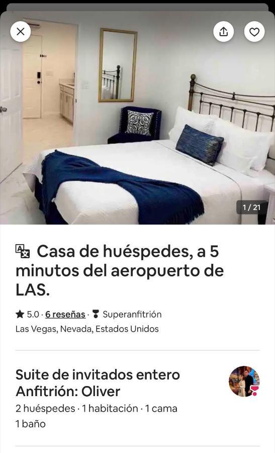 Guest House , 5 Min Away From Las Airport. Las Vegas Eksteriør billede
